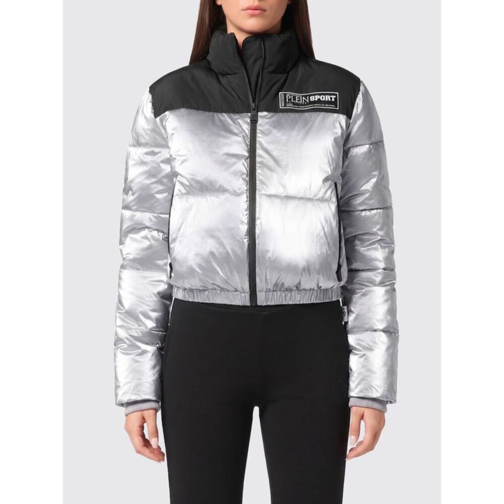 Plein Sport Jacket Woman Silver